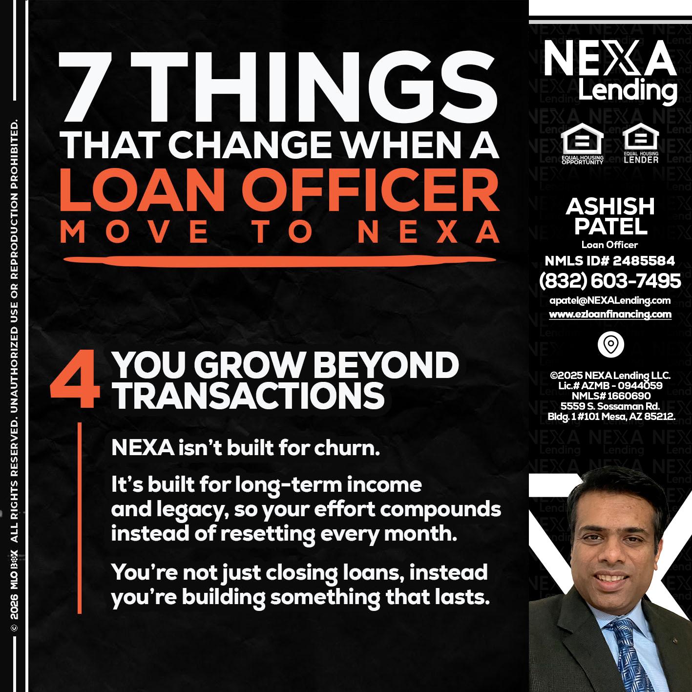 7 THINGS (4) - Ashish Patel -Loan Officer