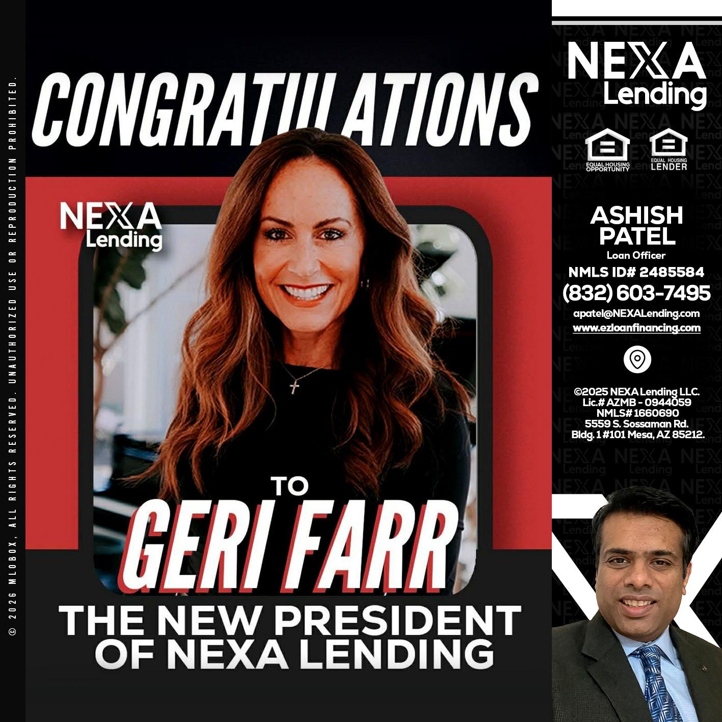 CONGRATULATIONS - Ashish Patel -Loan Officer