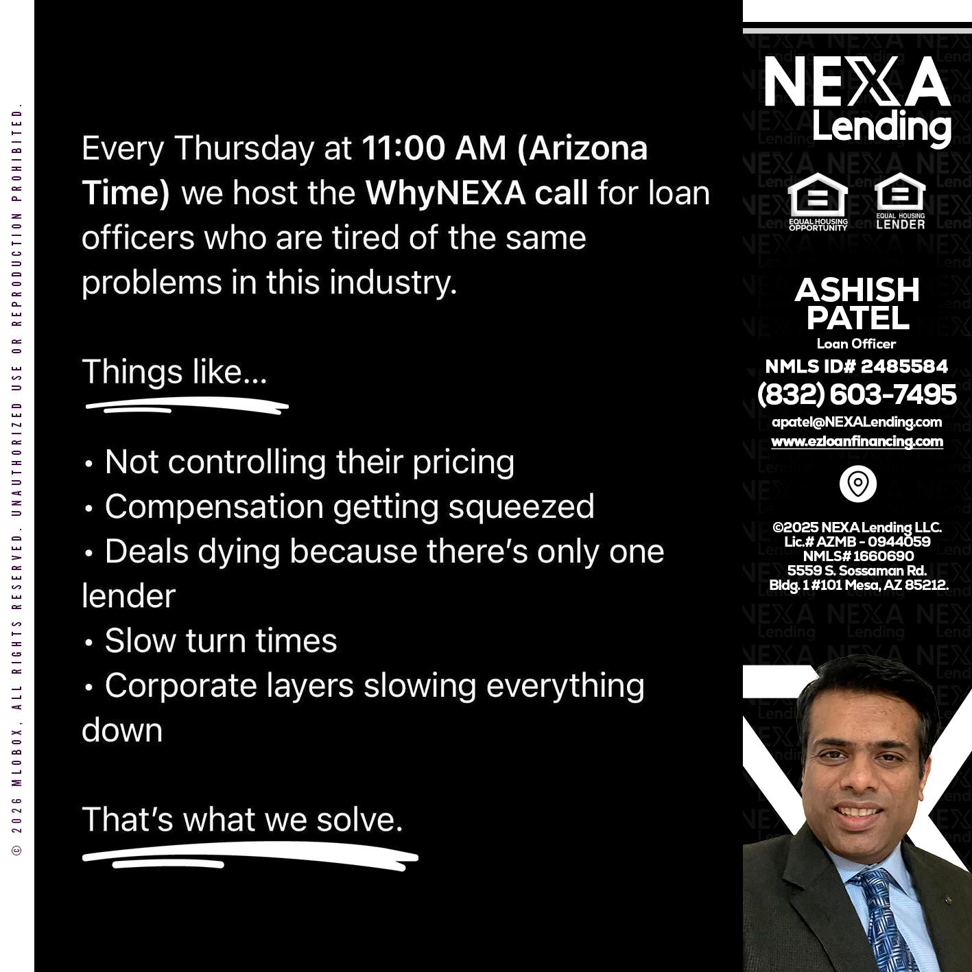 WHY NEXA - Ashish Patel -Loan Officer