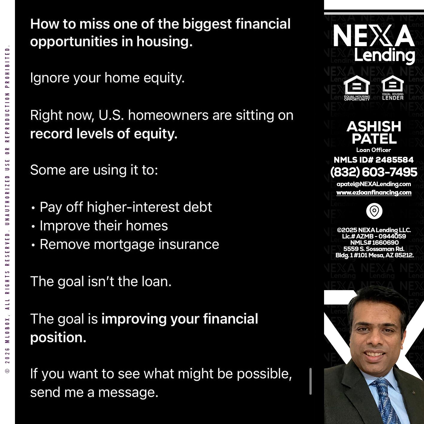 how to miss - Ashish Patel -Loan Officer