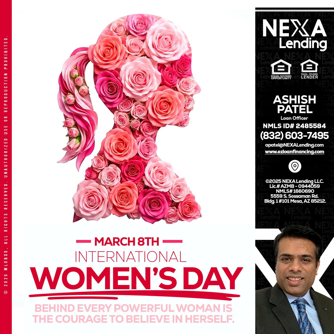 MARCH 8TH - Ashish Patel -Loan Officer