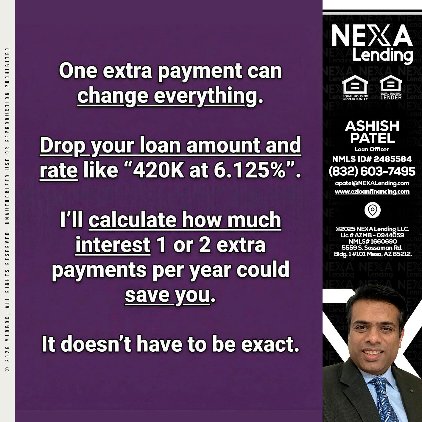 ONE EXTRA - Ashish Patel -Loan Officer