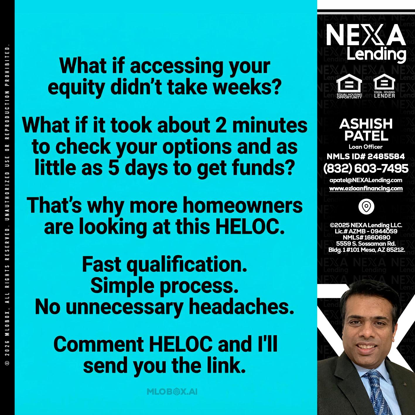 what if - Ashish Patel -Loan Officer