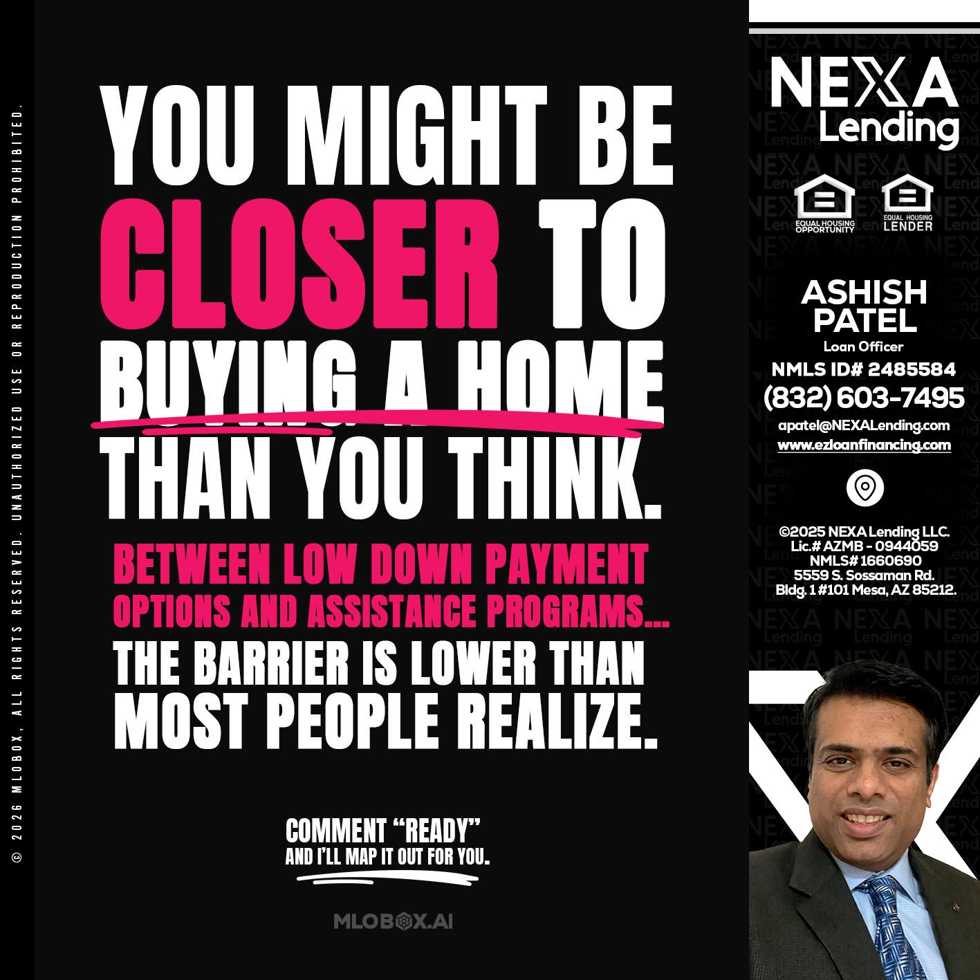 YOU MIGHT BE - Ashish Patel -Loan Officer