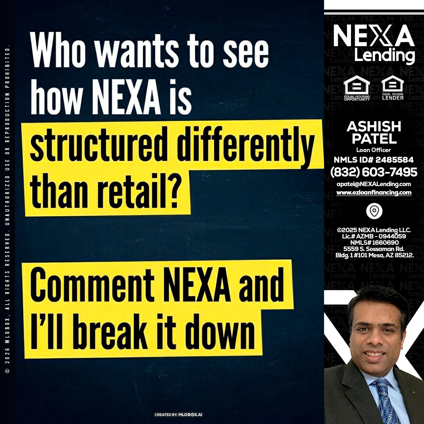 who want to see - Ashish Patel -Loan Officer