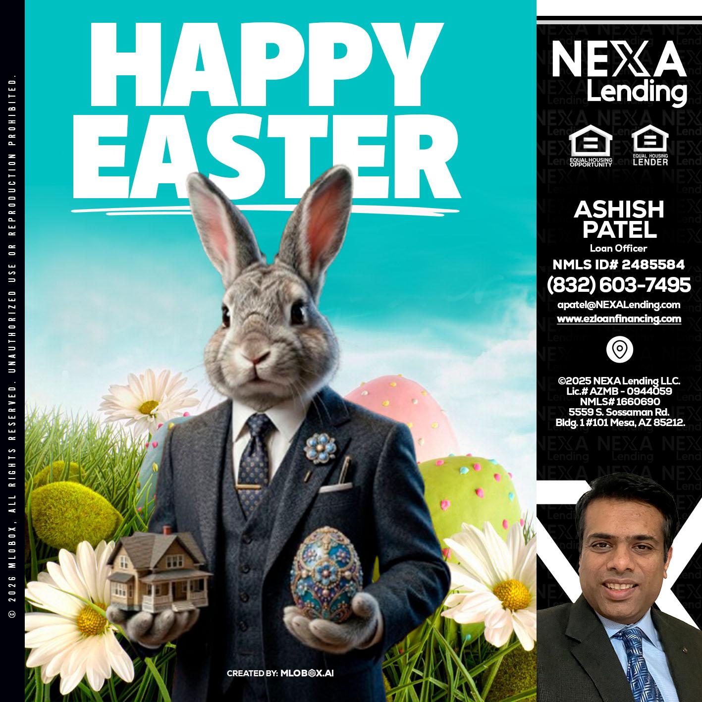 HAPPY EASTER - Ashish Patel -Loan Officer