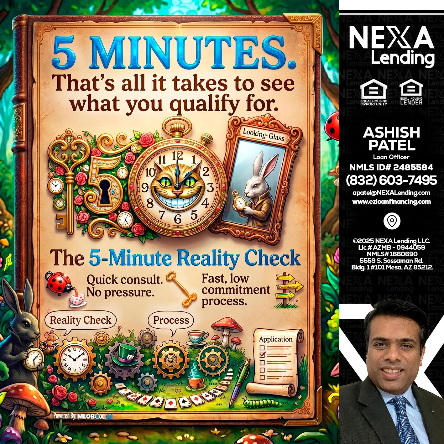 Reality Check! - Ashish Patel -Loan Officer