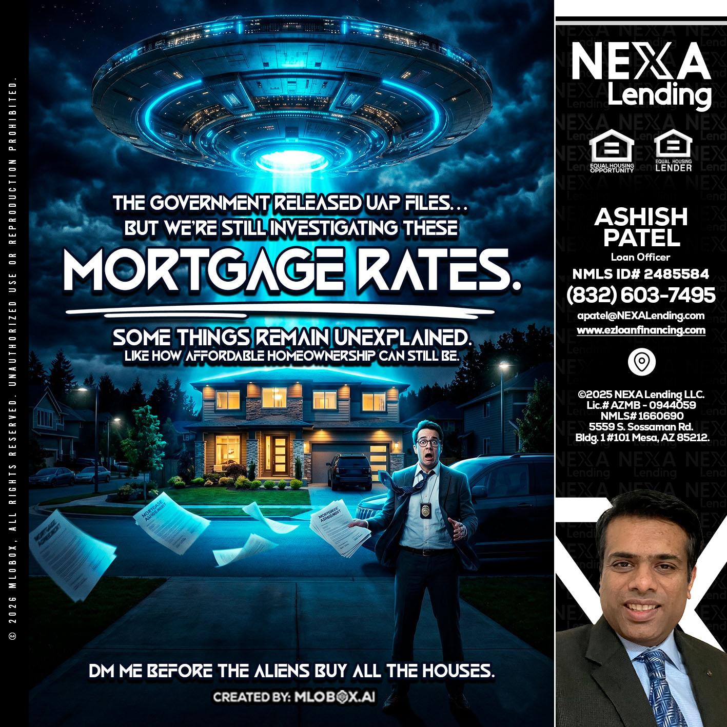 MORTGAGE RATES - Ashish Patel -Loan Officer