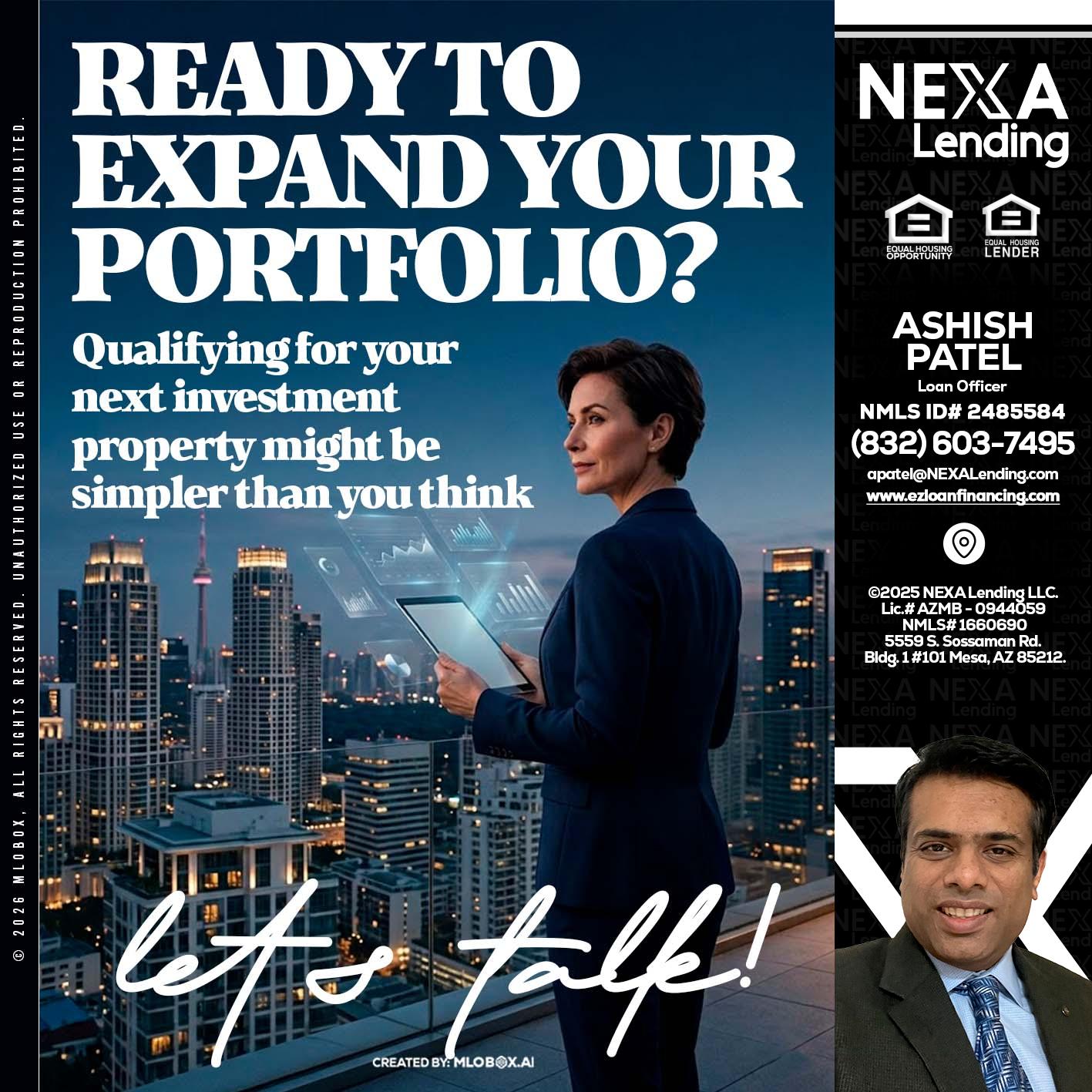 READY TO EXPAND - Ashish Patel -Loan Officer