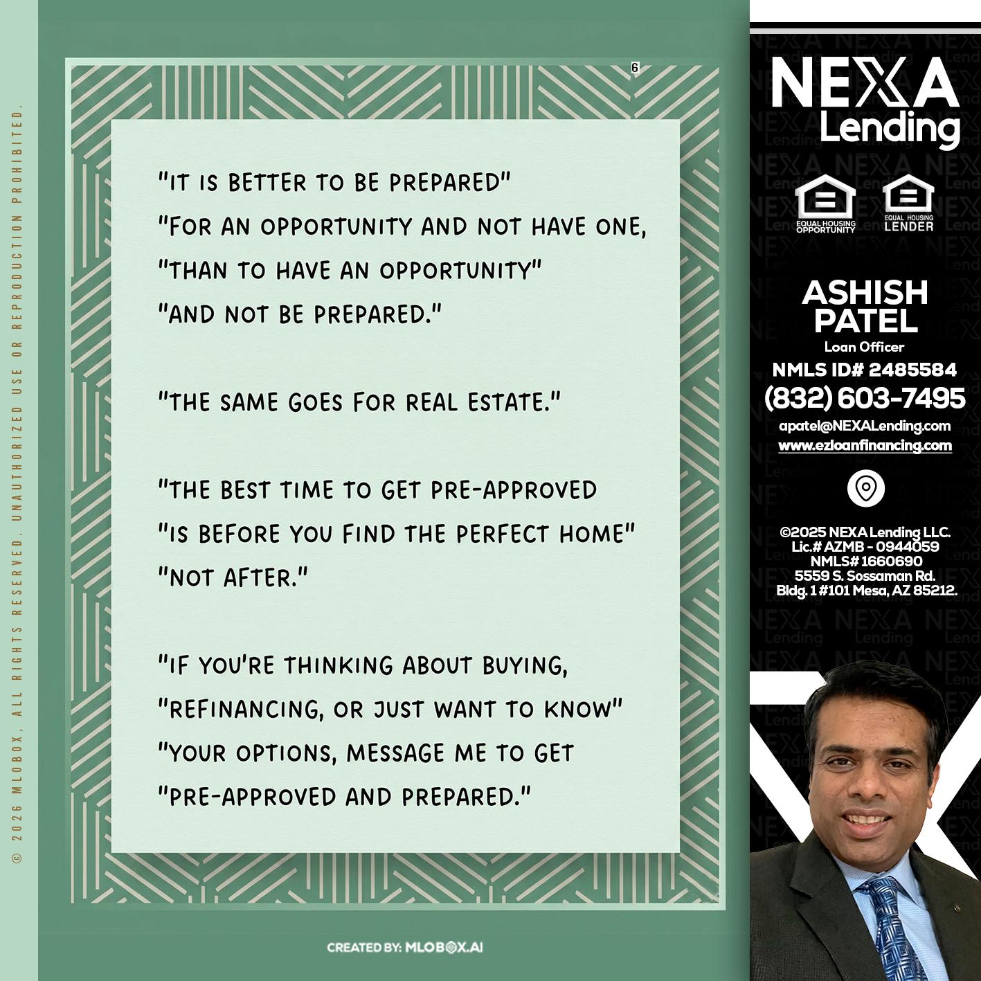 its better - Ashish Patel -Loan Officer