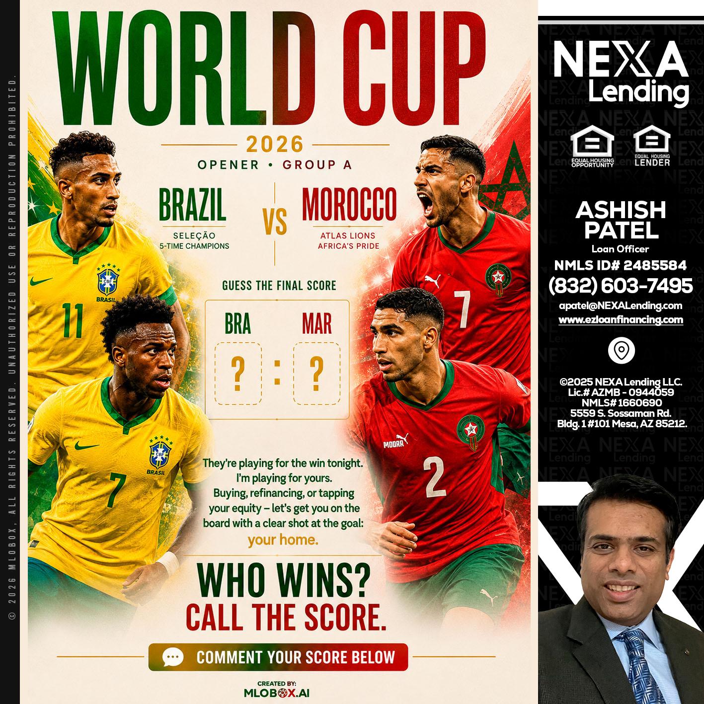 WORLD CUP - Ashish Patel -Loan Officer