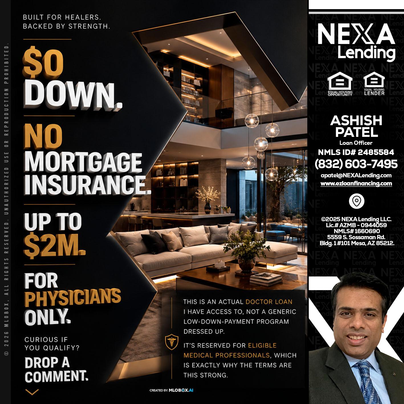 $0 DOWN - Ashish Patel -Loan Officer