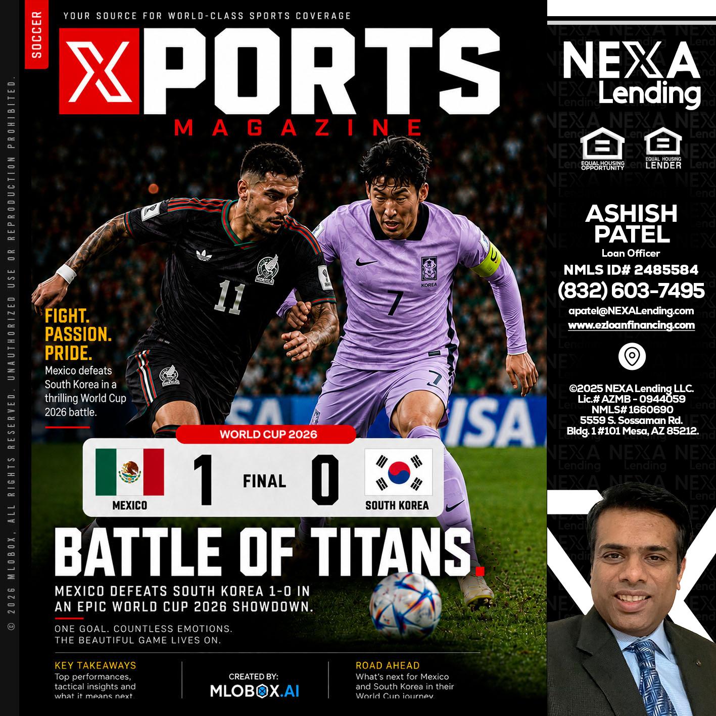 XPORTS MAGAZINE - Ashish Patel -Loan Officer