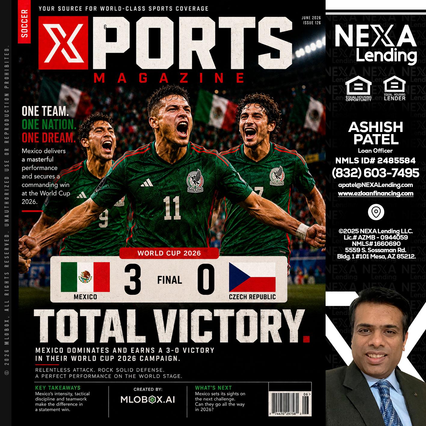 World Cup 2026 MEX 1-0 CZECH - Ashish Patel -Loan Officer