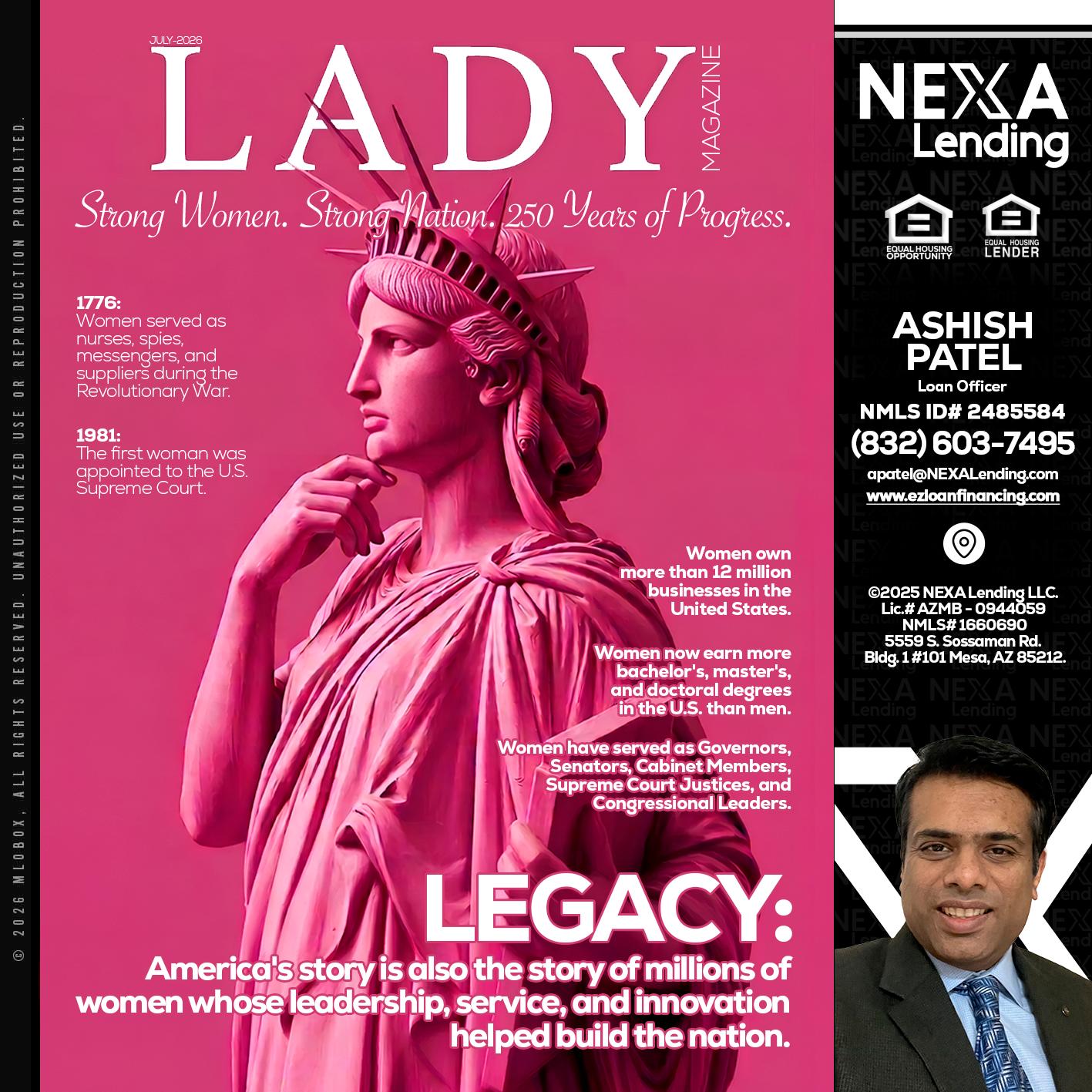 LADY LIBERTY! - Ashish Patel -Loan Officer