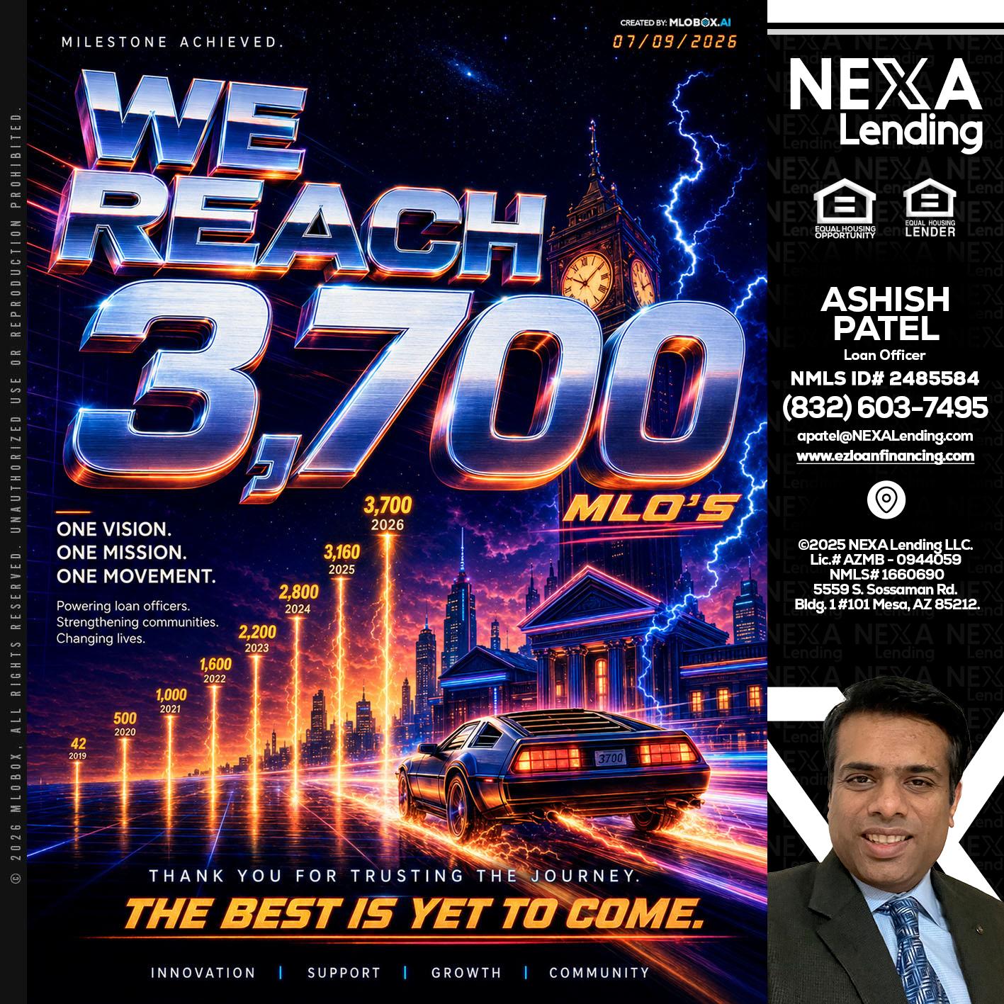 3700 MLOs - Ashish Patel -Loan Officer
