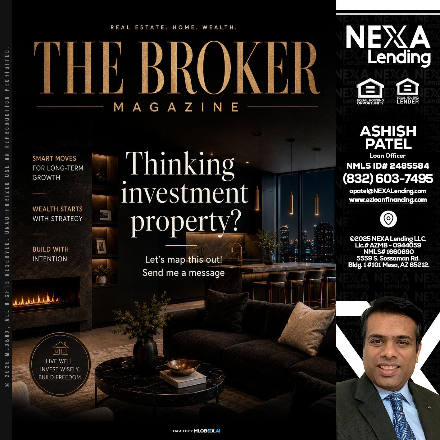 THE BROKER - Ashish Patel -Loan Officer