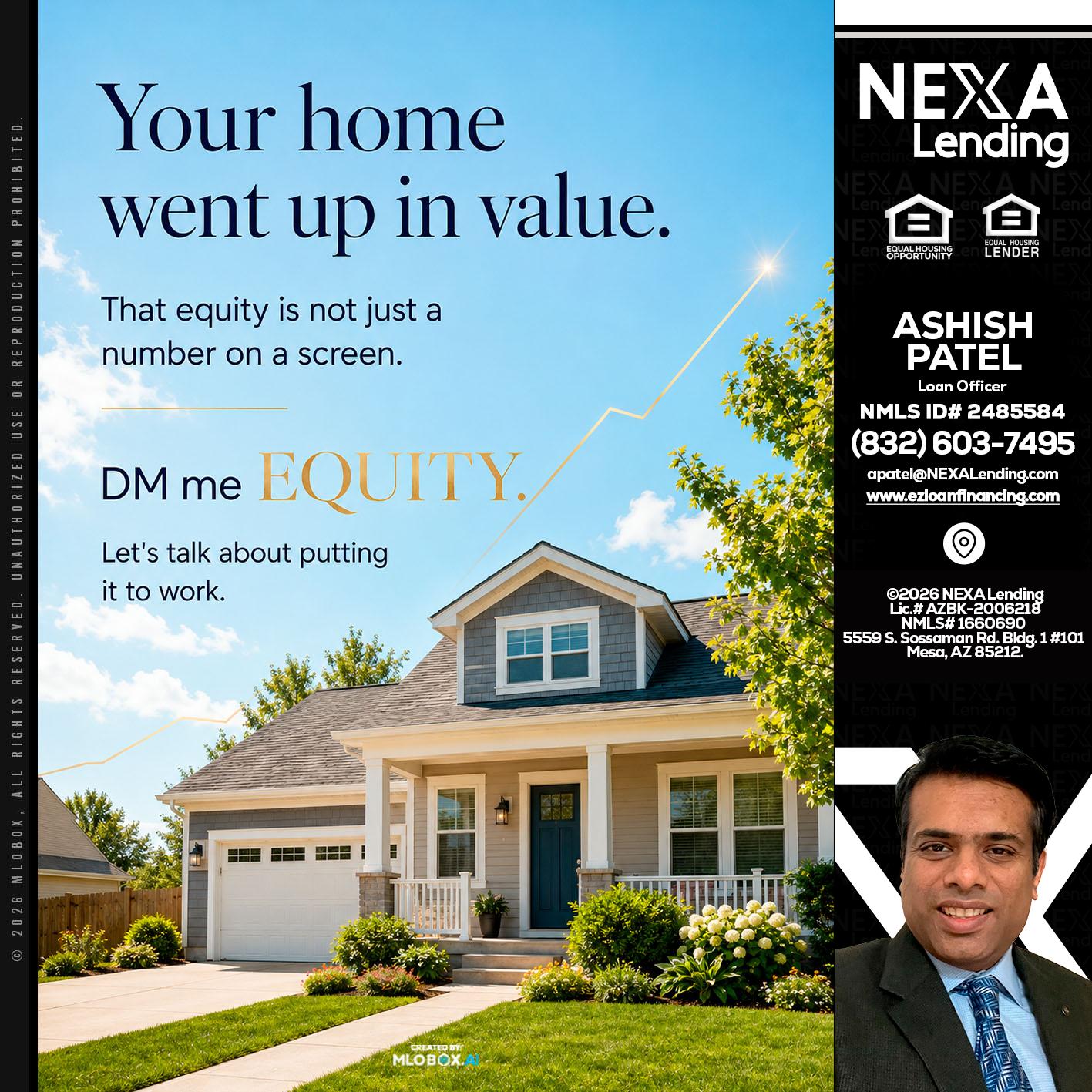 YOUR HOME - Ashish Patel -Loan Officer