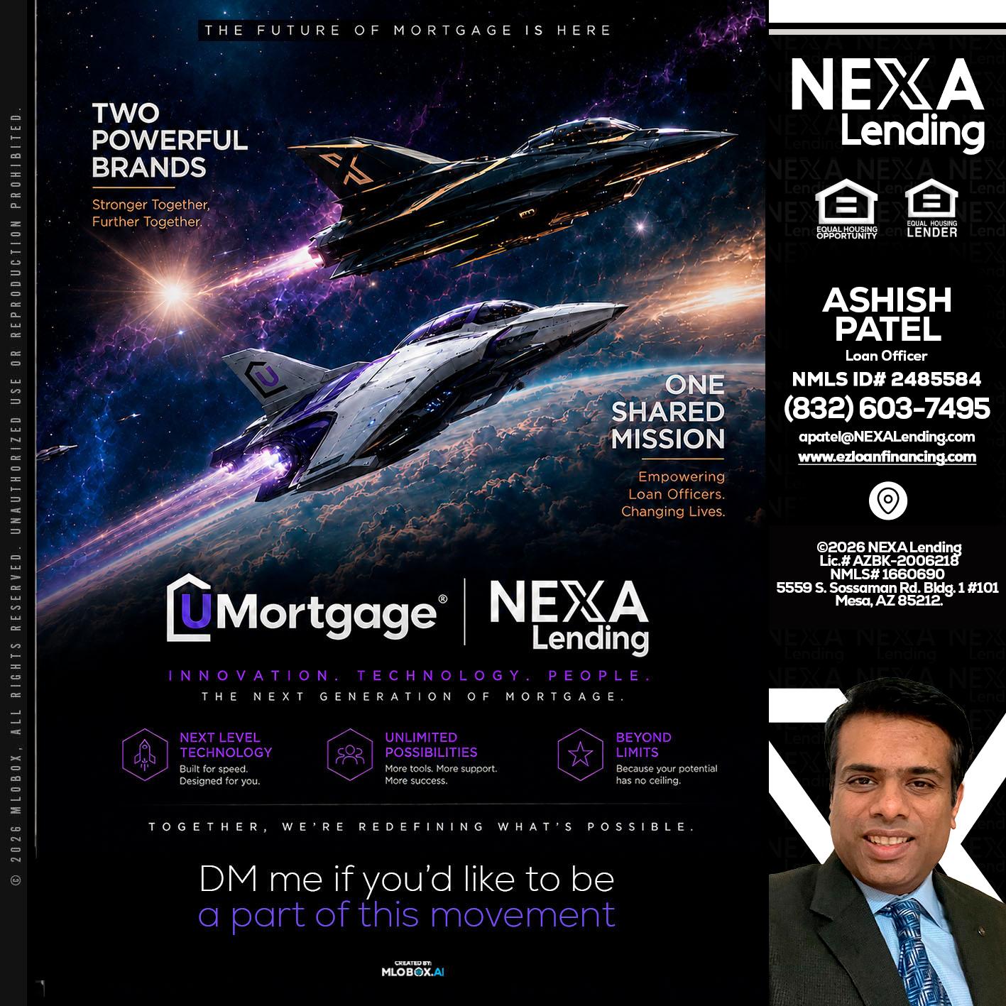 U Mortgage + NEXA lending - Ashish Patel -Loan Officer