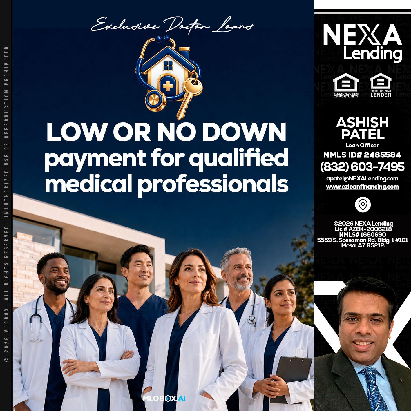 DOCTOR LOANS - Ashish Patel -Loan Officer