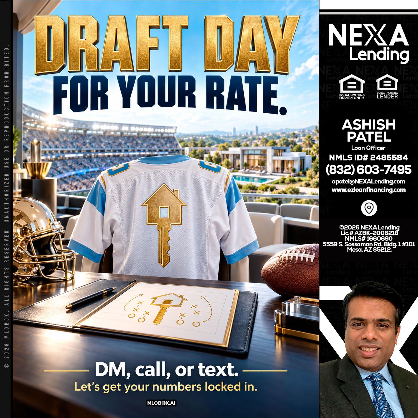 DRAFT DAY - Ashish Patel -Loan Officer