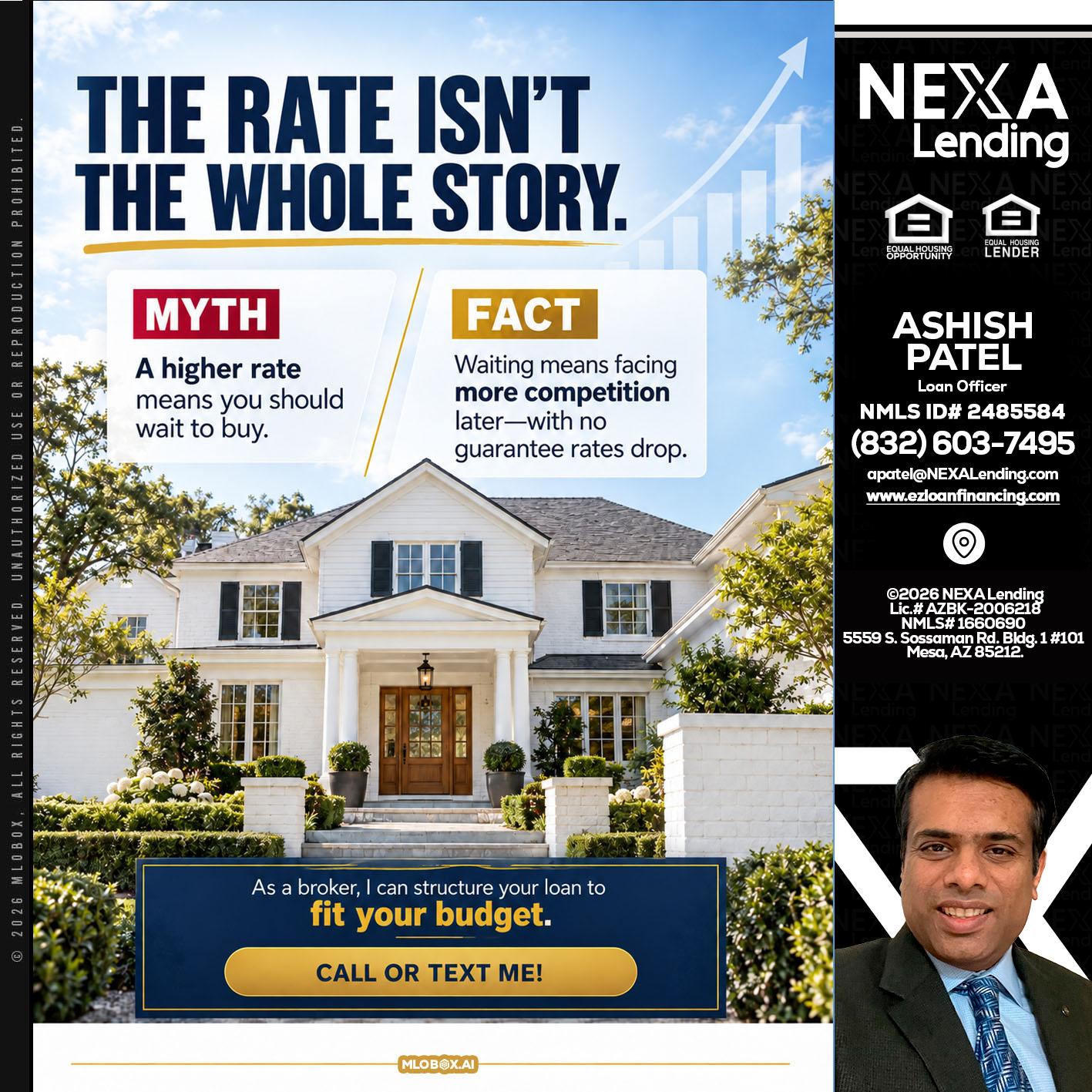 THE RATE ISNT - Ashish Patel -Loan Officer