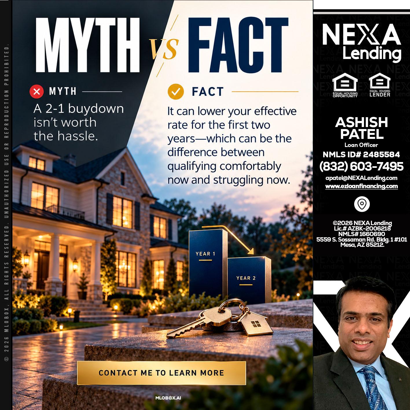 MYTH VS FACT - Ashish Patel -Loan Officer
