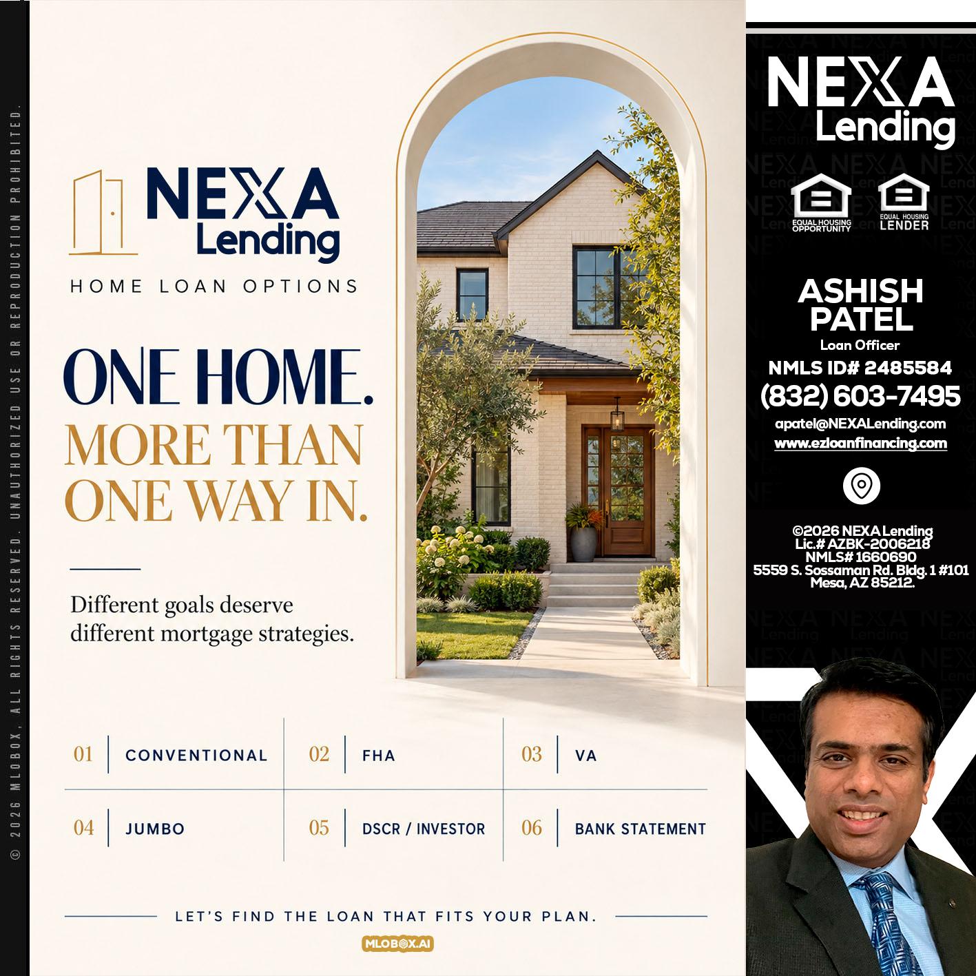 ONE HOME - Ashish Patel -Loan Officer