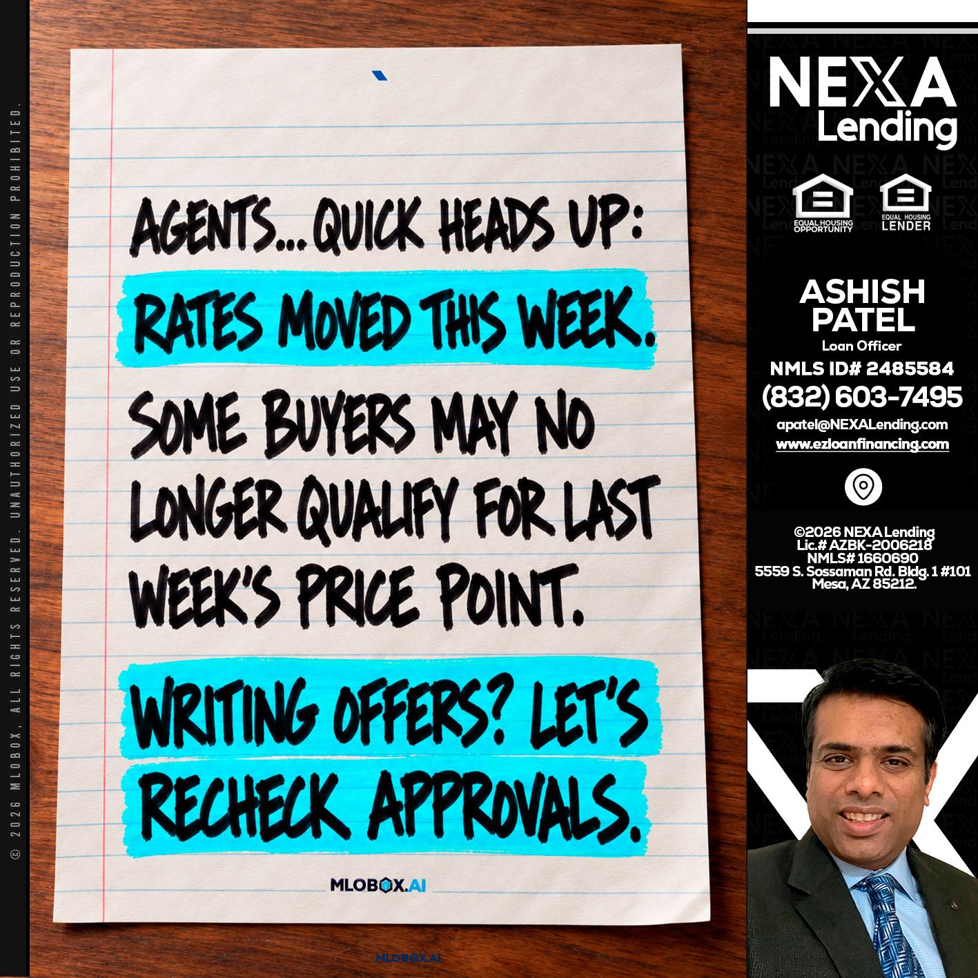AGENTS - Ashish Patel -Loan Officer