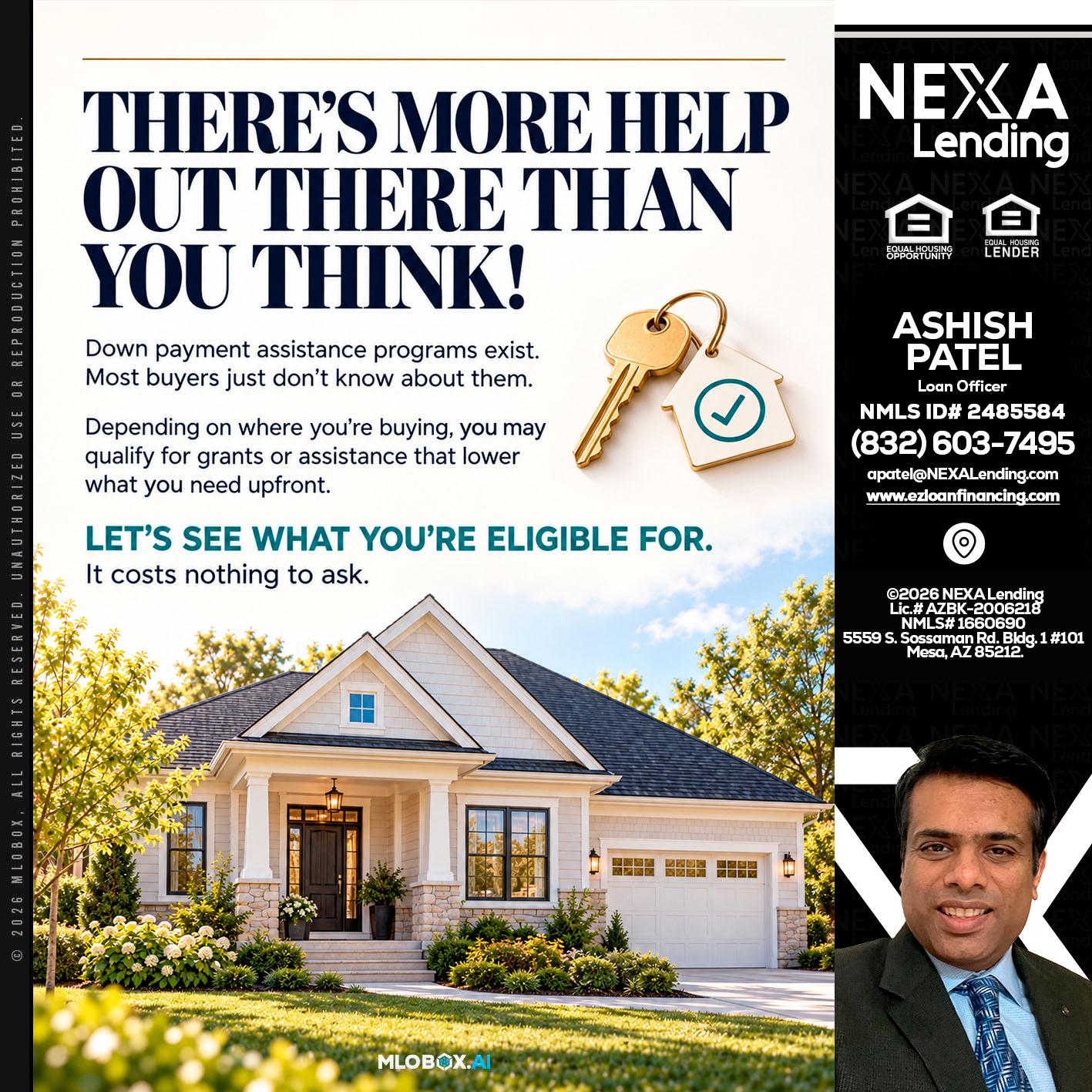 THERES MORE - Ashish Patel -Loan Officer
