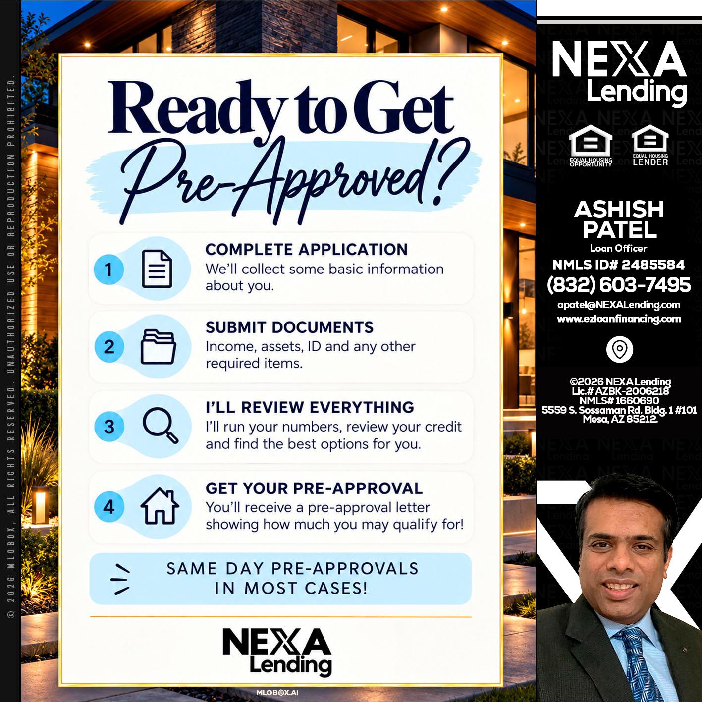 ready to get - Ashish Patel -Loan Officer
