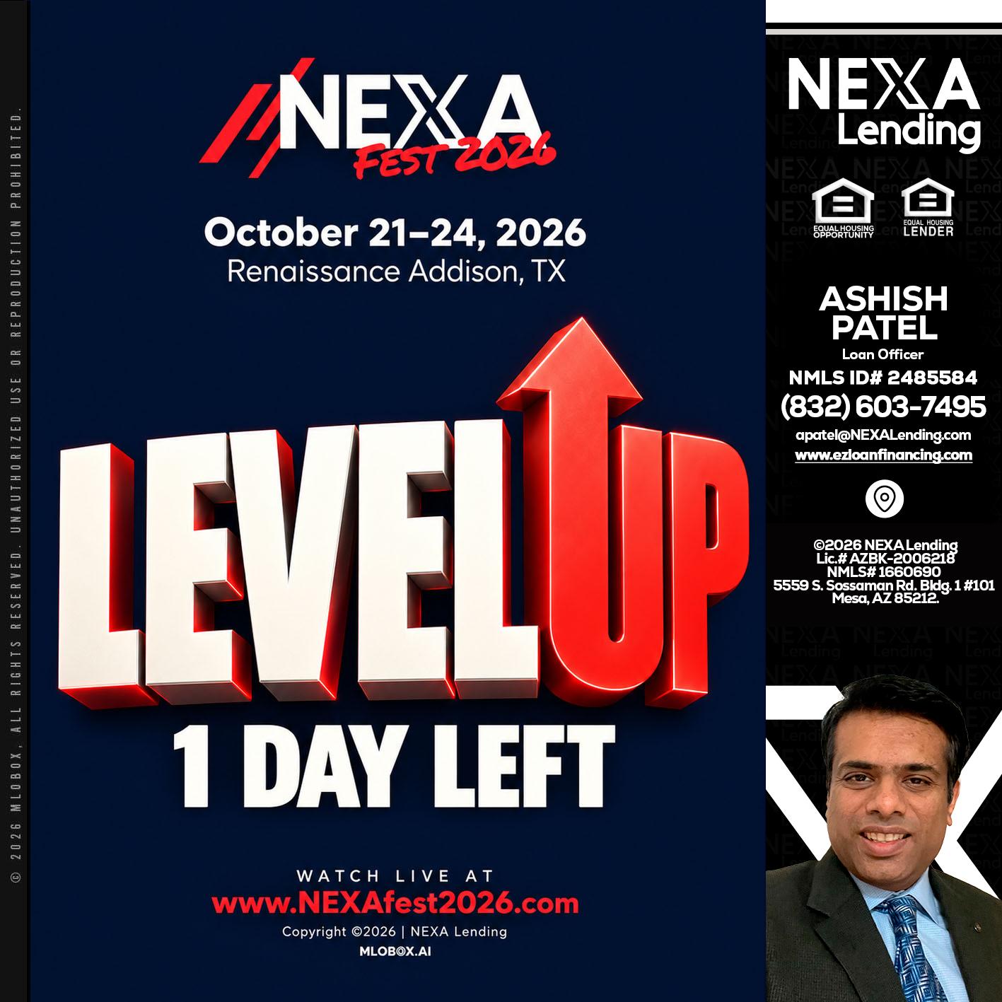 LEVEL UP - Ashish Patel -Loan Officer